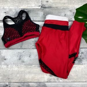 Kandi Kouture legging sports bra set CL